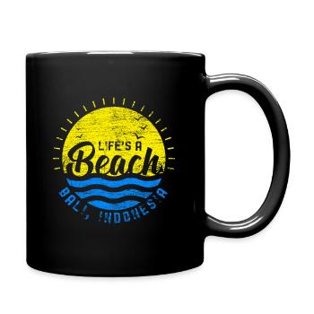Bali - Tasse einfarbig - Schwarz - Rechts