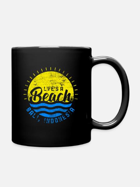 Bali - Tasse einfarbig - Schwarz