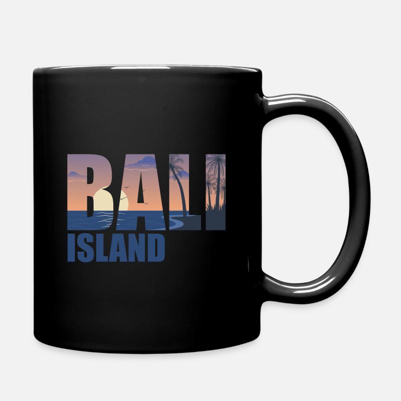 Bali Sonnenuntergang - Tasse einfarbig - Schwarz