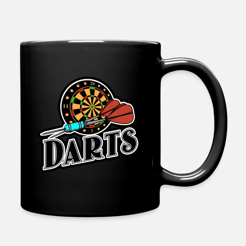 Darts - Tasse einfarbig - Schwarz
