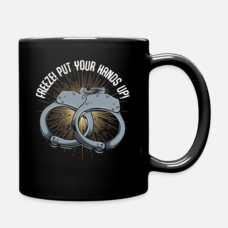 Polizei - Tasse einfarbig - Schwarz