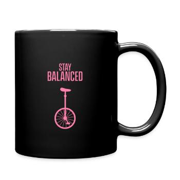 Monocycle monocycle monocycle monocycle Monocycle fille - Mug uni - noir - Droite
