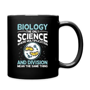 Biologie la seule reproduction de cellules amusantes de Science - Mug uni - noir - Droite