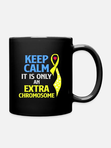 Trisomie 21 Awareness 321 - Mug uni - noir