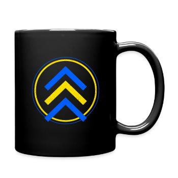 Down Syndrom - Tasse einfarbig - Schwarz - Rechts