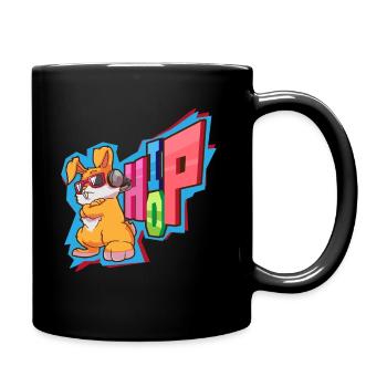 Ostern - Tasse einfarbig - Schwarz - Rechts