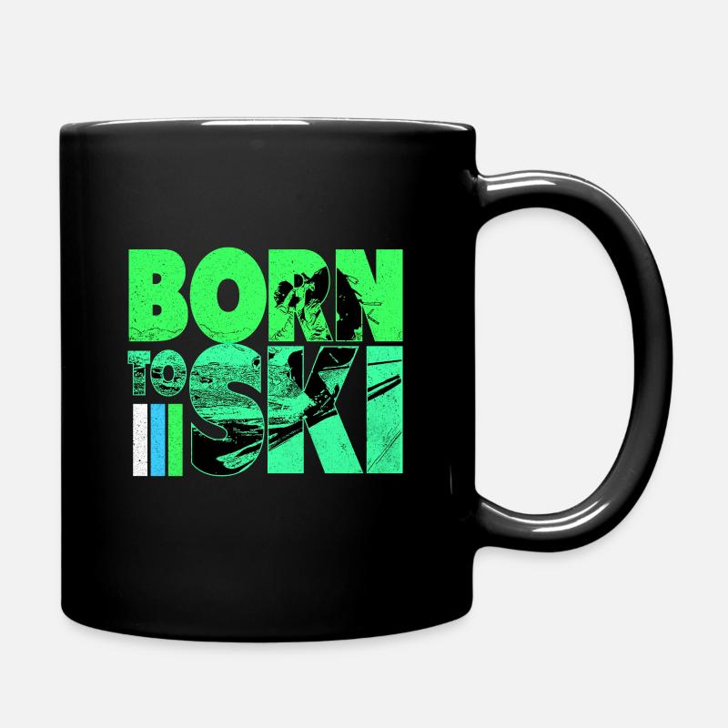 Ski Ski Ski Ski Ski - Mug uni - noir