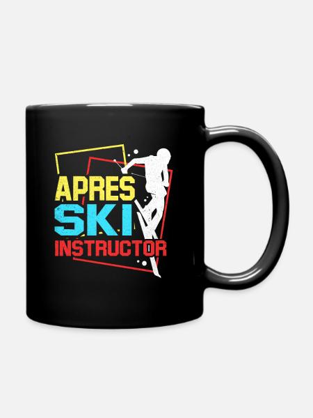 Ski Ski Ski Ski Ski - Mug uni - noir