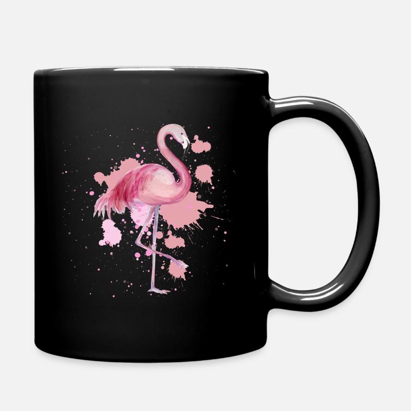 Oiseau Flamingo - Mug uni - noir