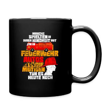 Fire brigade - Full Colour Mug - black - Right