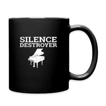Piano piano - Mug uni - noir - Droite