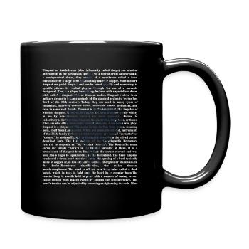 Drums - Full Colour Mug - black - Right