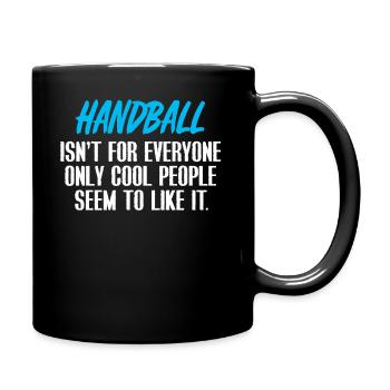 handball - Mug uni - noir - Droite