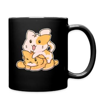 Kawaii Anime Japan Chat Japonais Mignon - Mug uni - noir - Droite