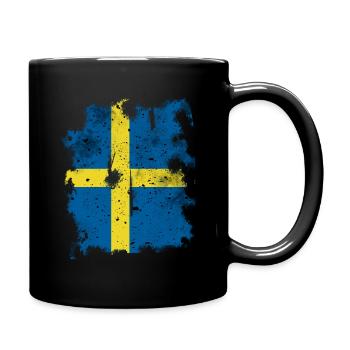 Suède - Mug uni - noir - Droite