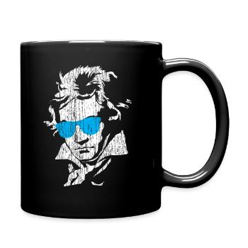 Ludwig van Beethoven - Full Colour Mug - black - Right