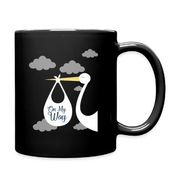 On my way - Full Colour Mug - black - Right