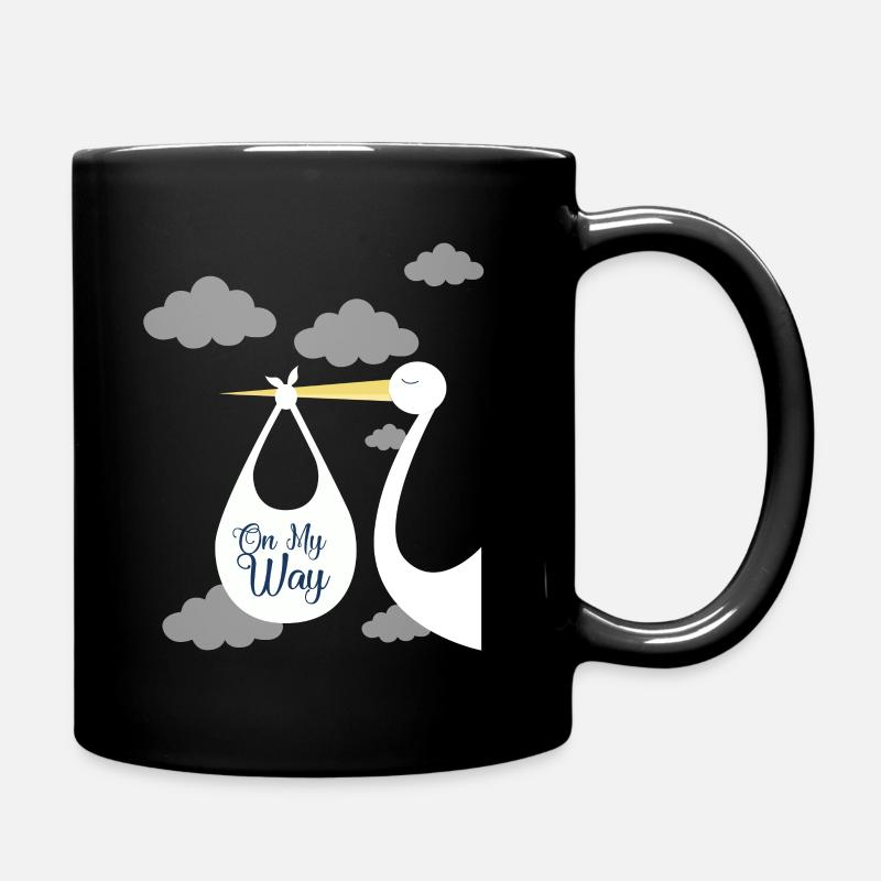 Auf meinem Weg - Tasse einfarbig - Schwarz