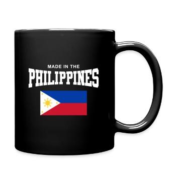 Philippinen - Tasse einfarbig - Schwarz - Rechts