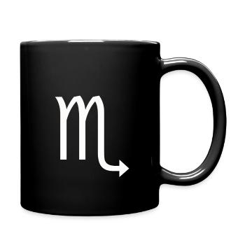 Zodiac Scorpio - Full Colour Mug - black - Right