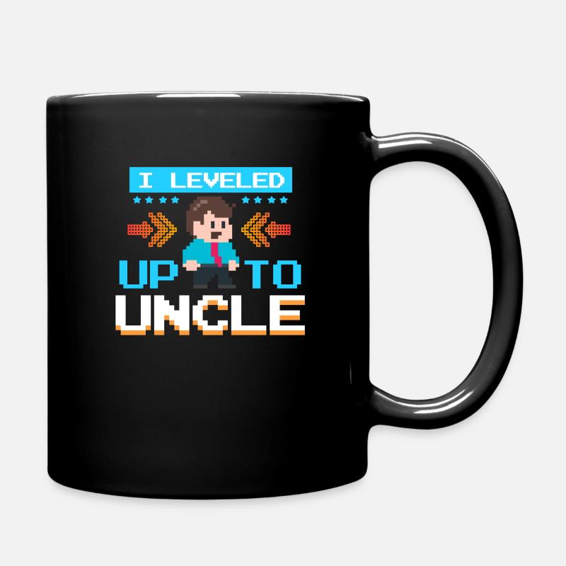 Onkel - Tasse einfarbig - Schwarz