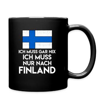 Finlande Finlande Scandinavie Cadeau d’amour - Mug uni - noir - Droite