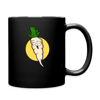 Betterave surprise - Mug uni - noir - Droite