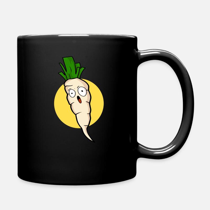 Sugarbeet surprised - Full Colour Mug - black