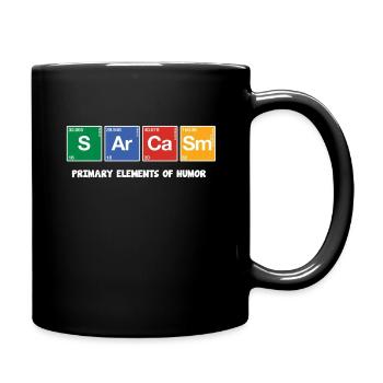 sarcasm - Full Colour Mug - black - Right