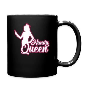MOBILE PHONE QUEEN - Full Colour Mug - black - Right