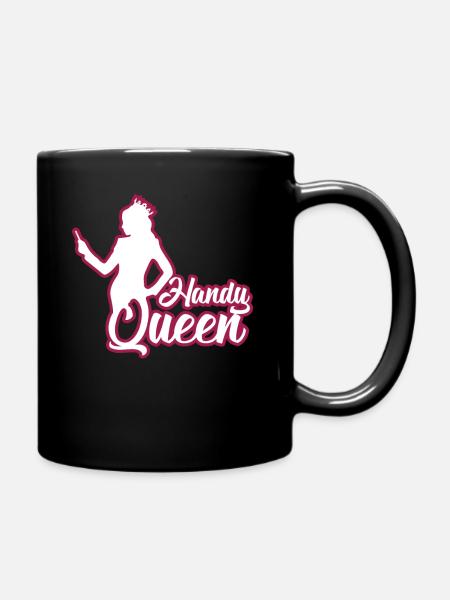 HANDY QUEEN - Tasse einfarbig - Schwarz