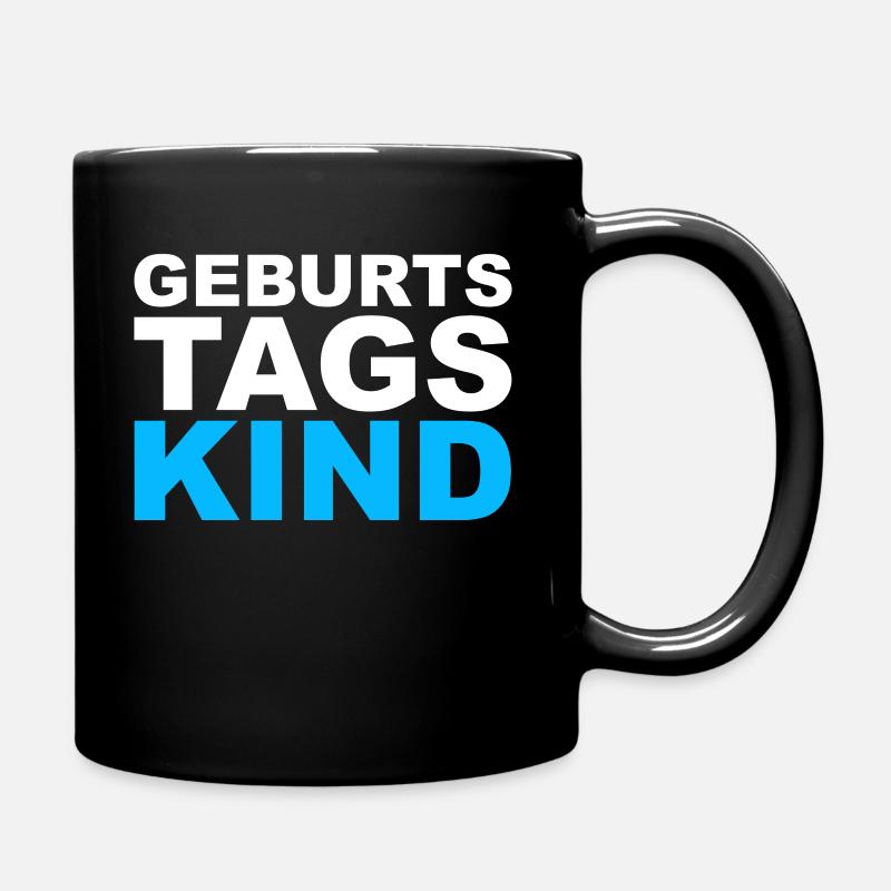 Geburtstagskind Kindergeburtstag - Tasse einfarbig - Schwarz