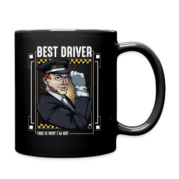 taxi - Full Colour Mug - black - Right