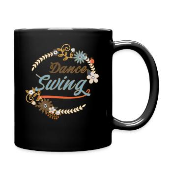 Swing Dance Vintage Design T-Shirt- - Tasse einfarbig - Schwarz - Rechts