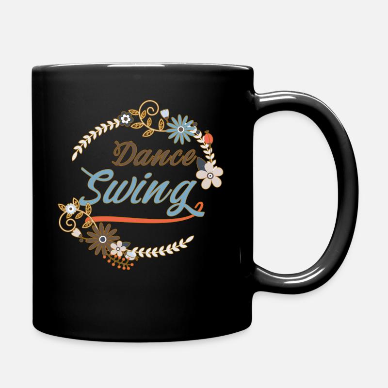 Swing Dance T-shirt Design Vintage - Mug uni - noir