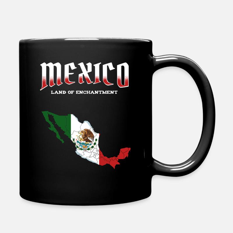 Mexiko - Tasse einfarbig - Schwarz