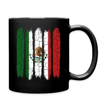 Mexiko - Tasse einfarbig - Schwarz - Rechts