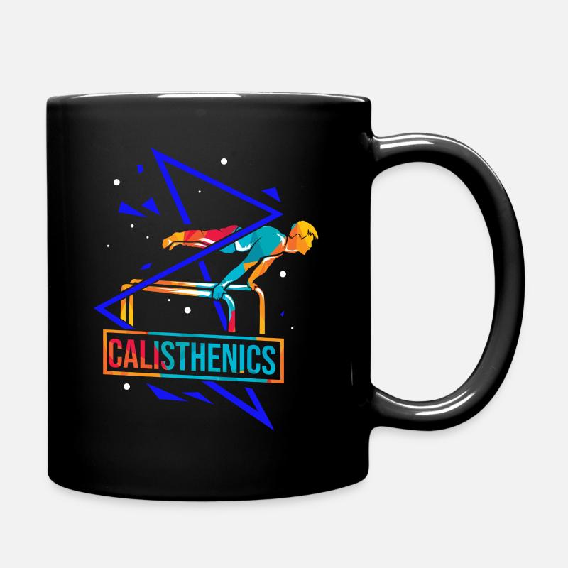 Calisthenics Polygon - Tasse einfarbig - Schwarz