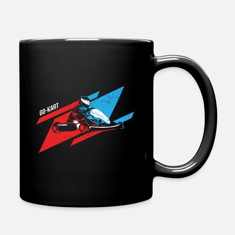 Go Kart - Full Colour Mug - black