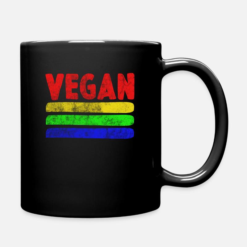 vegan - Full Colour Mug - black