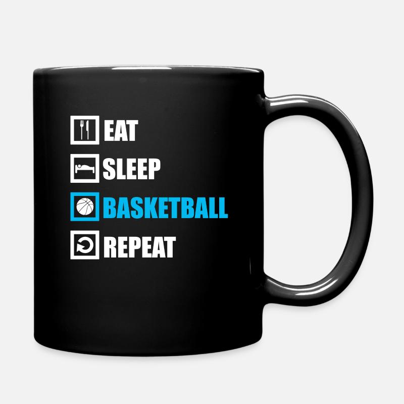 Basketball - Tasse einfarbig - Schwarz