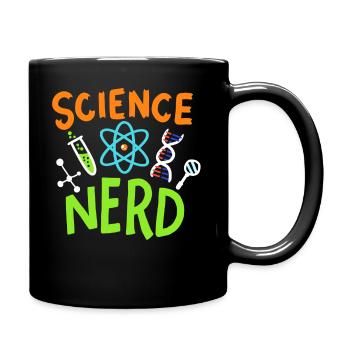 Wissenschaft Wissenschaft Wissenschaft - Tasse einfarbig - Schwarz - Rechts