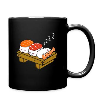 Sushi Go Rice Japan Tokyo Miso Nigiri Maki Udon - Full Colour Mug - black - Right