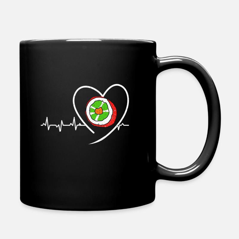 Sushi - Tasse einfarbig - Schwarz