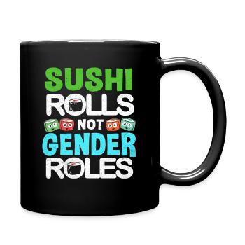 Sushi Go Riz Japon Tokyo Miso Nigiri Maki Udon - Mug uni - noir - Droite