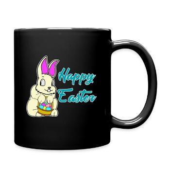 Joyeuses Pâques - Joyeuses Pâques - Mug uni - noir - Droite