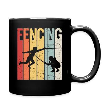 Chemise d'escrime - Mug uni - noir - Droite