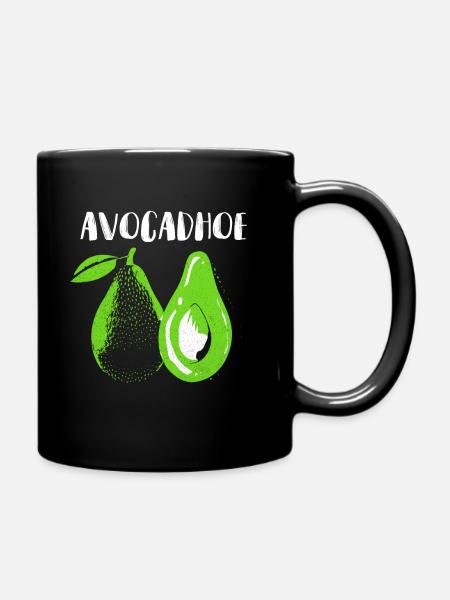 Avocado - Tasse einfarbig - Schwarz