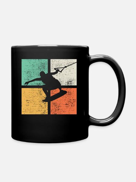 Wakeboarding Wakeboarding - Tasse einfarbig - Schwarz