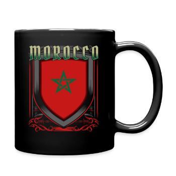 Maroc - Mug uni - noir - Droite